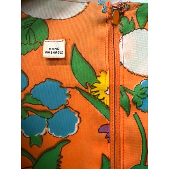 Vintage 70s Authentic Flower Child Maxi Dress - Picture 9 of 15